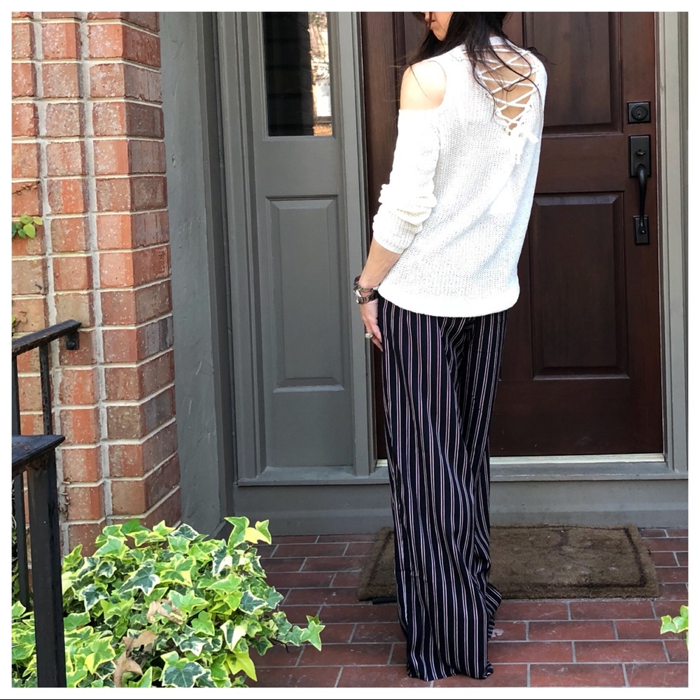 ✨LAST ONE✨Striped palazzo wide leg pants - Picture 4 of 7